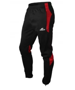 Eldera Trainingsbroek 10Namik - Zwart/Rood - Maat: L