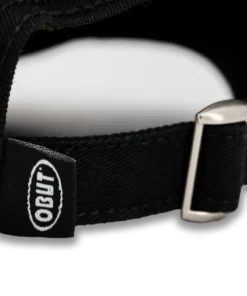 Obut zwarte pet met mosterdgeel vintage logo - Afbeelding 3