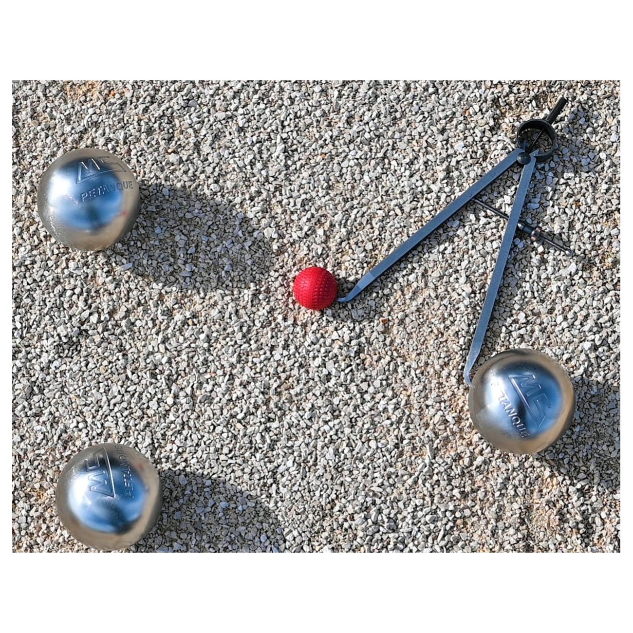 Metalen passer - MS Petanque - Afbeelding 2