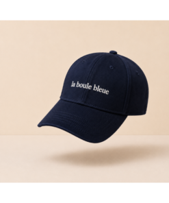 La Boule Bleue pet blauw/wit